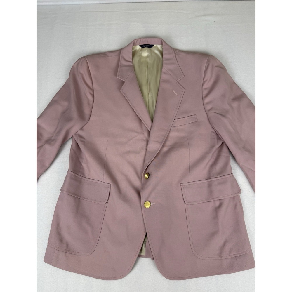 Vintage Kuppenheimer Sportsmen's Collection Pink‎ Sport Coat Jacket Blazer Sz 40